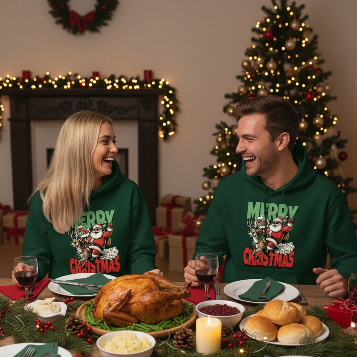 Merry Christmas Santa Hoodie